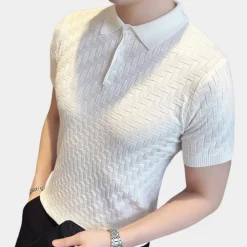 Shirts Heren*Robert - Stijlvolle Korte Mouw Herenpolo voor de Zomer