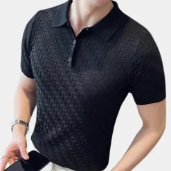 Shirts Heren*Robert - Stijlvolle Korte Mouw Herenpolo voor de Zomer