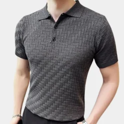 Shirts Heren*Robert - Stijlvolle Korte Mouw Herenpolo voor de Zomer