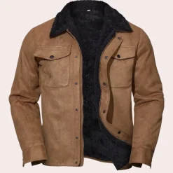 Jassen Heren*ROCKY - Comfortabele Zomerjas voor Heren Bruin