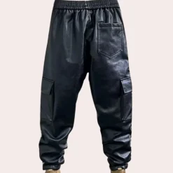 Broeken Heren*ROGELIO - Luxe Zomerse Cargo Broek voor Heren Zwart