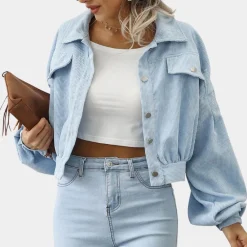 Jassen Dames*Roksana - Geribd damesjack voor de zomer