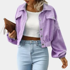 Jassen Dames*Roksana - Geribd damesjack voor de zomer