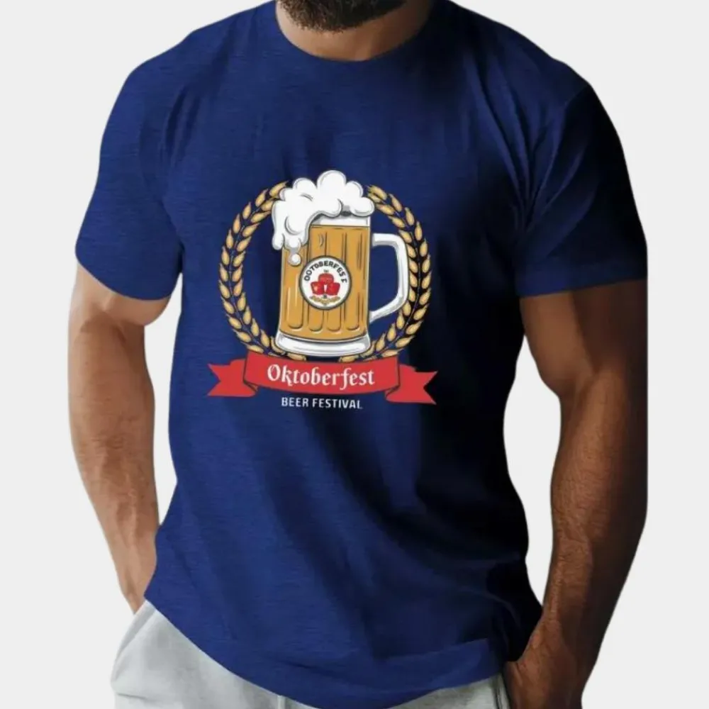 Shirts Heren*Roland - Zomers Oktoberfest Klassiek Bier T-shirt