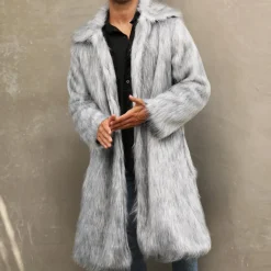 Jassen Heren*ROMEK - Trendy Jas voor Heren Grijs