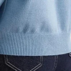 Truien & Vesten Dames*Rosica - Modieuze Zomerse Damestrui met Kraag en Knopen