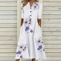 Jurken & Jumpsuits Dames*ROZA - Comfortabele casual zomerjurk