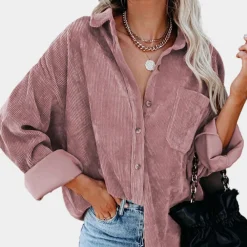 Jassen Dames*Rubyna - Corduroy damesjack voor de zomer