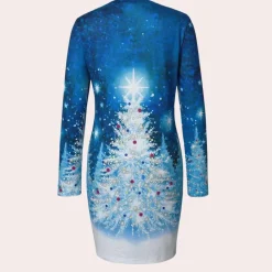 Jurken & Jumpsuits Dames*RUTE - Trendy Zomerjurk voor Dames Blauw