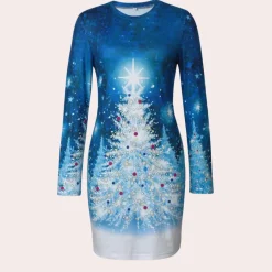 Jurken & Jumpsuits Dames*RUTE - Trendy Zomerjurk voor Dames Blauw