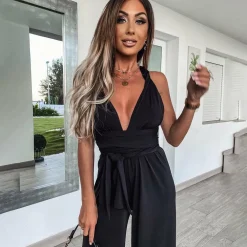 Jurken & Jumpsuits Dames*RYLEIGH - Modieuze zomer jumpsuit