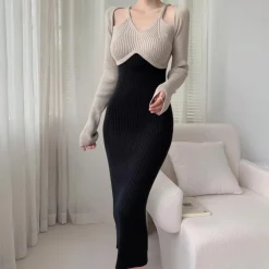 Jurken & Jumpsuits Dames*SABIN - Luxe Zomerjurk voor Dames Zwart