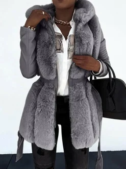 Jassen Dames*Sadie - Imitatie leren jas voor dames