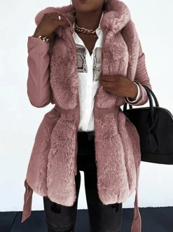 Jassen Dames*Sadie - Imitatie leren jas voor dames