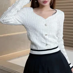 Truien & Vesten Dames*SAFIRA - Luchtige Zomertrui voor Dames Wit