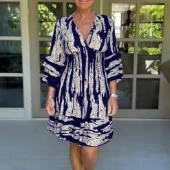 Jurken & Jumpsuits Dames*SAGA - Stijlvolle zomerjurk voor zonnige dagen