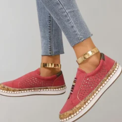 Damesschoenen*Sally - Lichtgewicht damesloafers voor de zomer