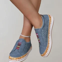 Damesschoenen*Sally - Lichtgewicht damesloafers voor de zomer