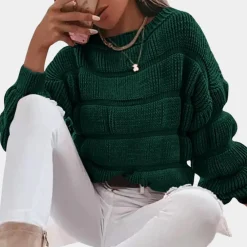 Truien & Vesten Dames*SANDRA - Moderne Gebreide Zomerse Trui voor Dames