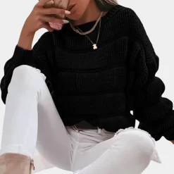 Truien & Vesten Dames*SANDRA - Moderne Gebreide Zomerse Trui voor Dames