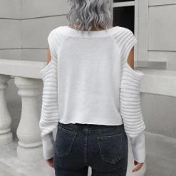 Truien & Vesten Dames*SANDRA - Modieuze Gebreide Zomertop voor Dames