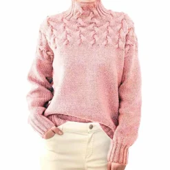 Truien & Vesten Dames*SANSA - Luchtige gebreide trui met col voor dames - Zomereditie