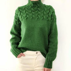 Truien & Vesten Dames*SANSA - Luchtige gebreide trui met col voor dames - Zomereditie