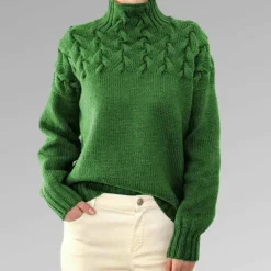 Truien & Vesten Dames*SANSA - Luchtige gebreide trui met col voor dames - Zomereditie