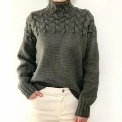 Truien & Vesten Dames*SANSA - Luchtige gebreide trui met col voor dames - Zomereditie