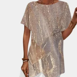 Jurken & Jumpsuits Dames*Santa - Geometrische stijl damesjurk voor de zomer