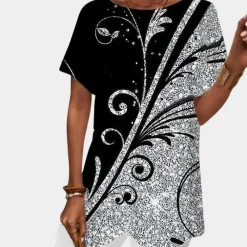 Jurken & Jumpsuits Dames*Santa - Geometrische stijl damesjurk voor de zomer