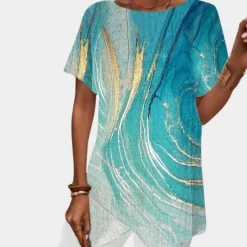 Jurken & Jumpsuits Dames*Santa - Geometrische stijl damesjurk voor de zomer