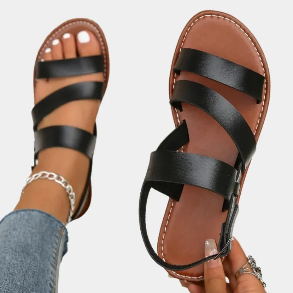 Damesschoenen*Sara - Stijlvolle zomerse strandsandalen voor dames