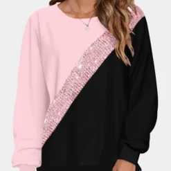 Truien & Vesten Dames*Scarlet - Trendy Chique Zomerse Damestrui Roze