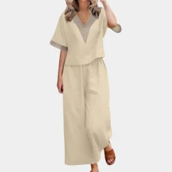 Sets Dames*Scarlett - Elegante zomerse tweedelige damesset