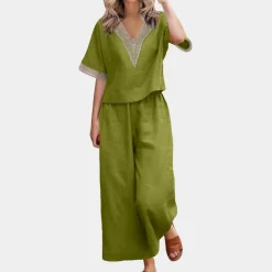 Sets Dames*Scarlett - Elegante zomerse tweedelige damesset