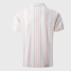 Shirts Heren*Sef - Casual gestreept herenpoloshirt voor de zomer Lichtpaars