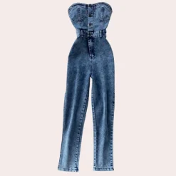 Jurken & Jumpsuits Dames*Selma - Strapless zomerse jumpsuit voor dames