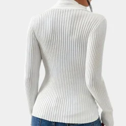 Truien & Vesten Dames*SEREN - Comfortabele Vhals Zomerse Trui voor Dames