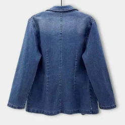 Blazers & Blouses Dames*SERENITY - Modieuze zomerblazer Blauw