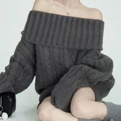 Truien & Vesten Dames*SHELOA - Veelzijdige Lente/Zomer Trui voor Dames Grijs