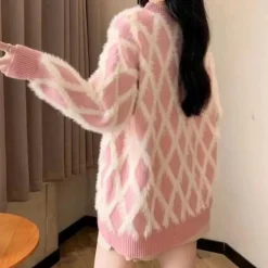 Truien & Vesten Dames*SHERALIN - Elegante Zomerse Trui voor Dames Roze