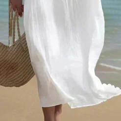 Jurken & Jumpsuits Dames*SIENA - Luchtige casual zomerjurk Wit