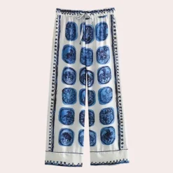 Sets Dames*Sienna - Comfortabele Dames 2-Delige Zomerset Blauw