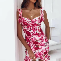 Jurken & Jumpsuits Dames*SIGNE - Modieuze zomer mini-jurk