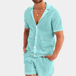 Sets Heren*Silvano - Stijlvolle zomerse tweedelige herenset