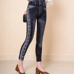 Broeken & Rokken Dames*Simara - Modieuze Hoge Taille Damesbroek voor de Zomer