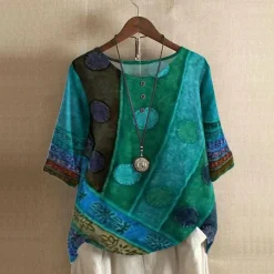 Topjes & Shirts Dames*SIMONA - Comfortabele losse zomertop voor vrouwen