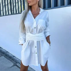 Jurken & Jumpsuits Dames*SIMONE - Zomerse casual mini jurk