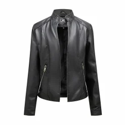 Leren Jassen Dames|Jassen Dames*SLAVKA - Stijlvolle leren zomerjas